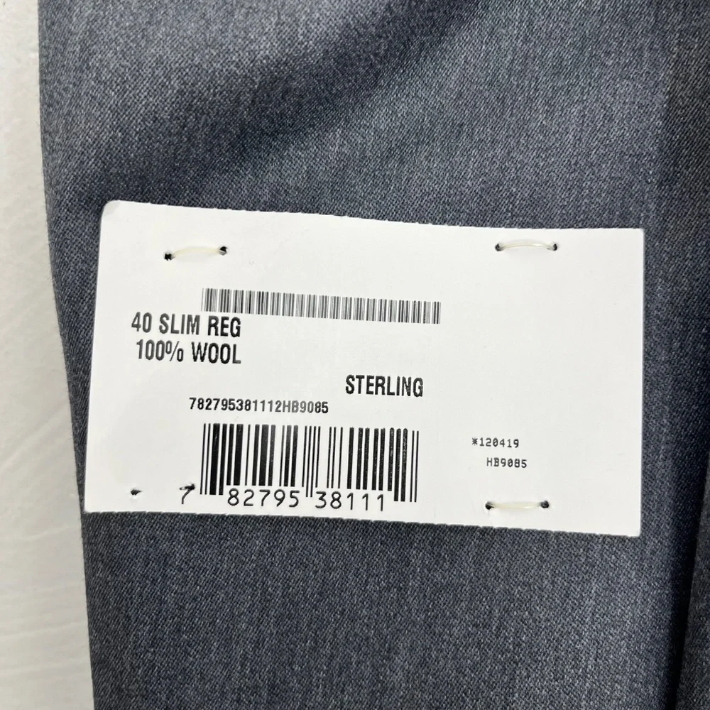 Michael Kors Mens 40R Single‎ Breasted Sport Coat Grey Slim Fit Lined Two-Button